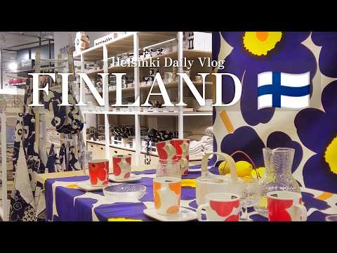 Summer shopping at a large department store in Finland [vlog] Iced matcha latte, lemon chicken pasta