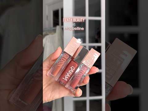 Fenty Beauty Gloss Bomb Cream Dupe! Comparing #FentyBeauty to #Maybelline Lifter Gloss #shorts