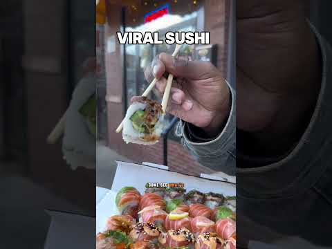 Viral Sushi in Chicago! Tanuki 🔥