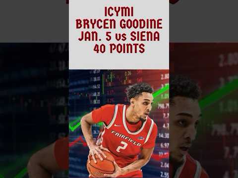 Ex @SyracuseOrange #BrycenGoodine Drops 40 Points @fairfieldathletics6740