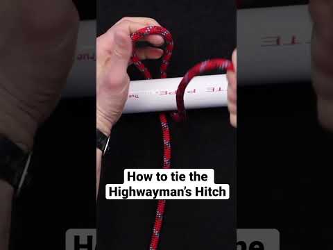 Need to make a quick getaway? The Highwayman’s Hitch has you covered! #KnotOfTheWeek #KnotTying