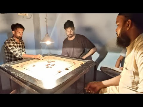 BEST CARROM SUSPENSE NO HAND GAME #carromboard#finishboard