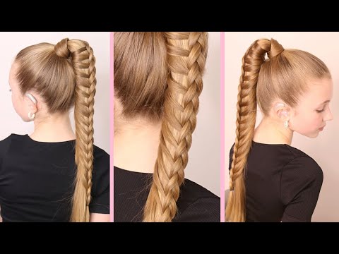 Simple school ponytail!