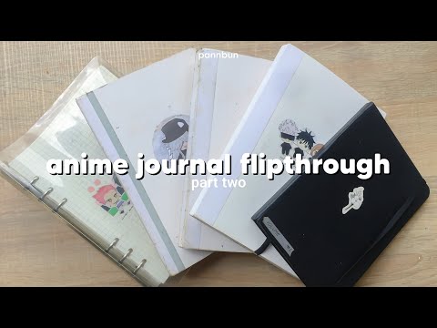 anime journal flipthrough (volume 6-8) part two