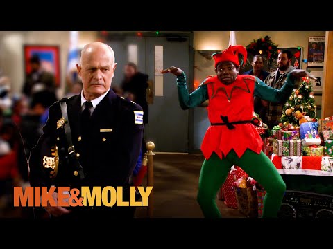 Elf Carl Dances for His Boss | Mike & Molly