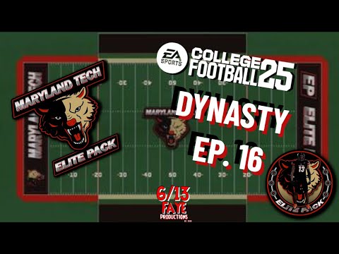 I Created a College Football Program | Ep 16 - Maryland Tech EA College Football 25 Teambuilder