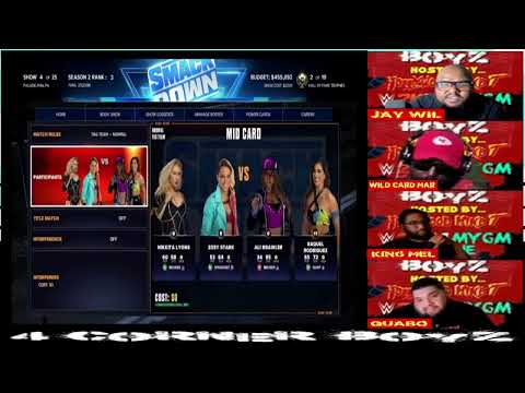 WWE2K24: MyGM League: with the 4 Corner Boyz