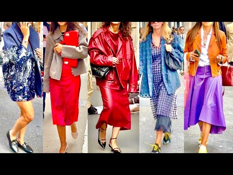 STYLISH FALL 2024 OUTFITS 🇮🇹MILAN STREET FASHION TRENDS 2024 #vanityfair #voguegermany #mfw2024