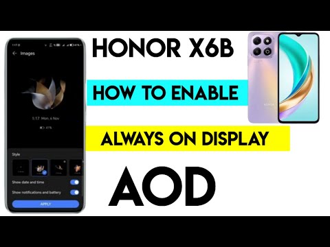 Honor X6B: Everything You Need To Know About Always-On Display