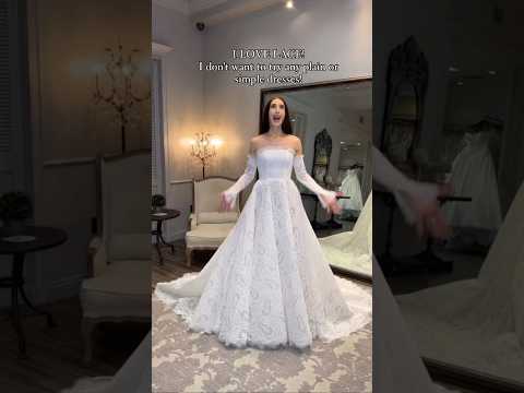 Lace Wedding Dresses or Clean Ones….You Can’t Go Wrong!!