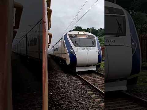 12312/Netaji Express Crossing with 22301/Howrah - New Jalpaiguri Vande Bharat Express #shorts