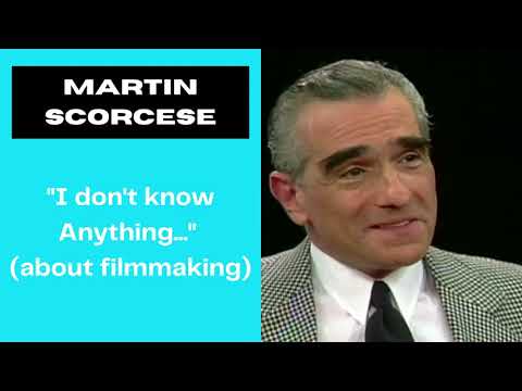 Martin Scorcese: "I don't know anything..." | Humility in Creation