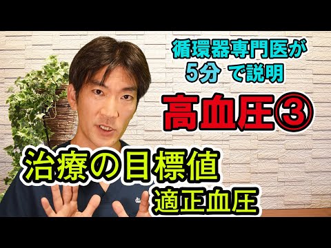 【高血圧治療の目標値・適正血圧】循環器専門医が５分で説明　町田市山崎町にある循環器内科クリニック　https://www.shinagawaclinic.com/