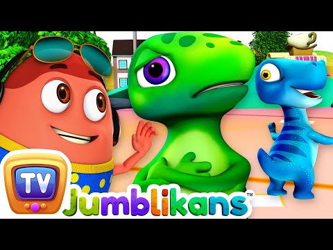 The Cheer Up Feelings Song with Jumblikans Dinosaurs - ChuChuTV Toddler Learning Videos