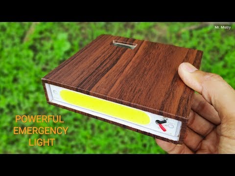 How to make Powerful Emergency Light With Power Bank at home