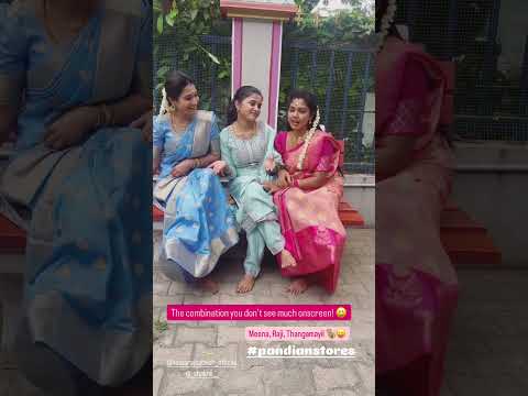 Meena, Raji & Thangamayil 😂🤣🤣 #pandianstores2 #shorts #shortvideo