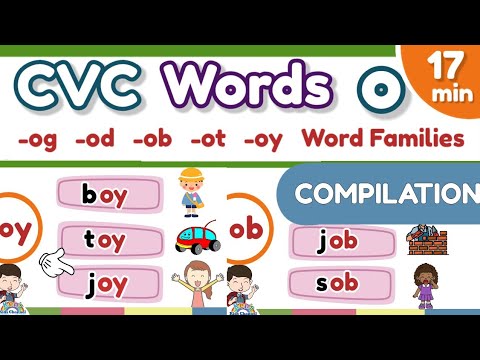 CVC Words "o" COMPILATION | Learn to Read | Reading Phonics for Kids