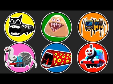 Spin Wheel Cartoon Cat Eater, Pou, Bus Eater, Thomas Lipan, Train Eater, Thomas Exe