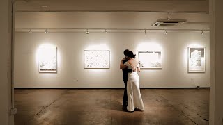 I Thought I Made You Up | Minimalist Micro Wedding at Artspace 111