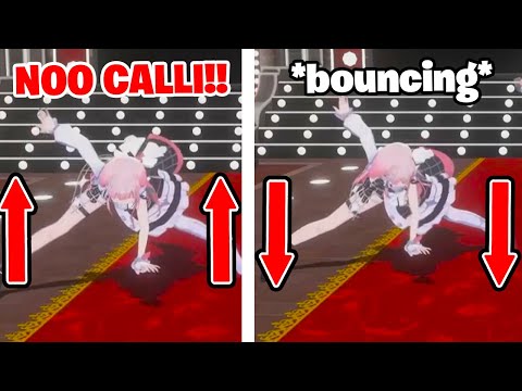 Calli Tries to Do the Splits but Ends Up Bouncing...【Hololive EN】