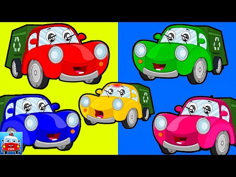 Five Little Garbage Trucks + More Nursery Rhymes & Baby Songs