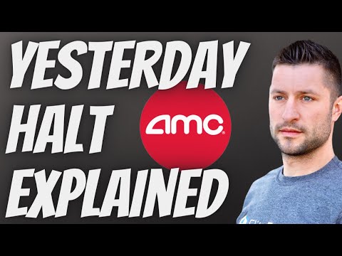 AMC Stock Update - Yesterday GME Halt Explained & Why Traders Got Shook