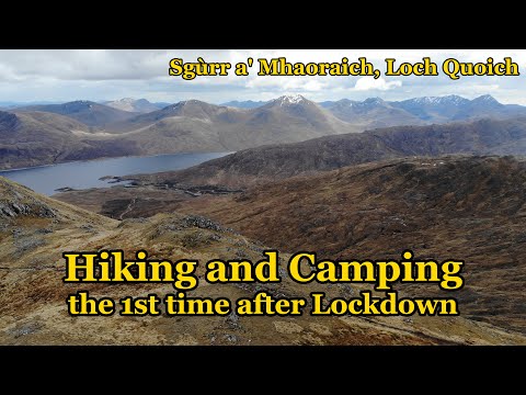 Wild Camping and Hiking : Sgùrr a' Mhaoraich