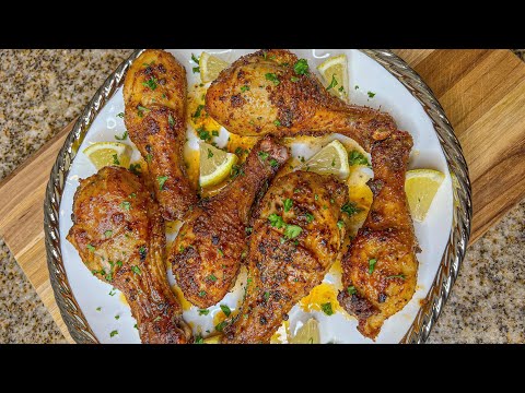 Air Fryer Southern Lemon Pepper Chicken Drumsticks | Juicy Chicken Drumsticks in air fryer