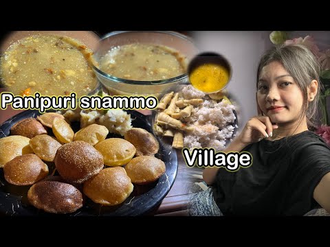 Onek din por sal thang ni sal pani nukyak fiha nangbai 😁//Panipuri arkhese thao milei 🤤villagevlog