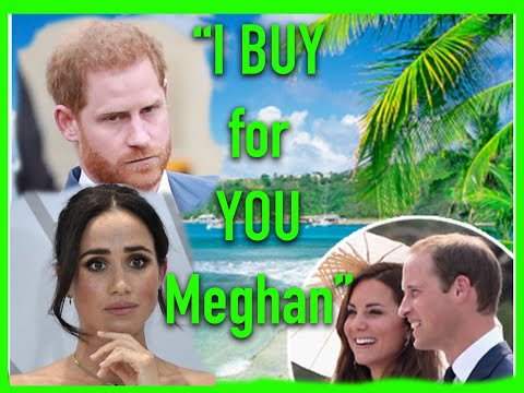 IS PRINCE HARRY BUYING HIS WIFE AN ISLAND PARADISE -WHICH IS CATHERINE & WILLIAM'S SPECIAL PLACE? 🤔