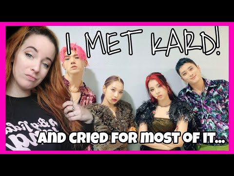 I FINALLY MET KARD!...and cried for most of it... | KARD Video Call