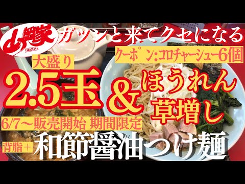 【ラーメン山岡家】6/7〜販売開始の期間限定(●´ω｀●)和節醤油で魚介がガツンとくるクセになる一杯を堪能🍜♪【岐阜 ラーメン】