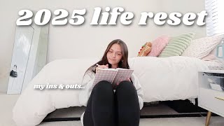 2025 RESET VLOG: moving my body, cleaning, planning + more