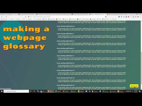 Create a Webpage Glossary or FAQ with the DL, DT, and DD HTML Elements - Part 2