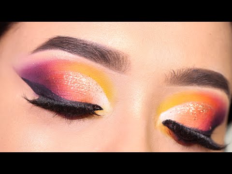 BRIDAL Eyeshadow Look || Step by Step Colourful Eye Makeup || Shilpa