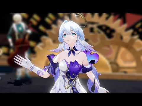 【MMD崩壊:スターレイル/Honkai:StarRail】骸骨楽団とリリア/Skeleton Orchestra and Lilia (Robin, sunday,Dr.ratio)(60FPS)