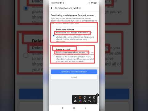 how to delete facebook account permanently 2022 #shortsvideo