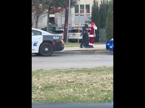 Santa's Getting Arrested?! 🎅😂 @catblevs