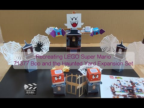 LEGO Super Mario 71377 King Boo and the Haunted Yard/play WITHOUT LEGO/cube craft/レゴマリオ／лего марио