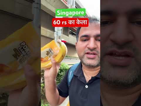 Cost Of Living In Singapore for Indians #singapore #factsinhindi #indian #indianfood #foodie #shorts