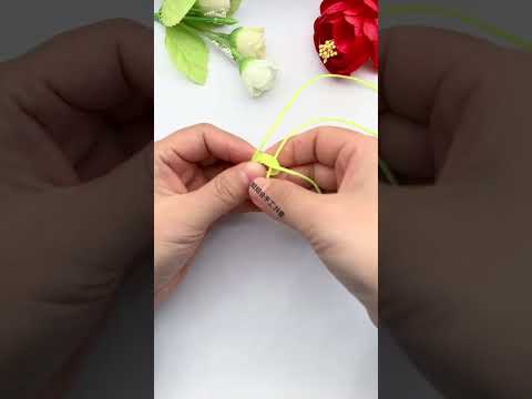 How to quickly tie a small Fulu pendant, rope braiding skills sharing, pendant jewelry knotting