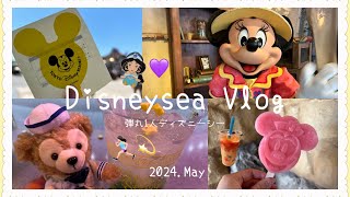 【Disney vlog】弾丸で1人ディズニーシー行ったら心が潤った🏃🏻‍♀️💫