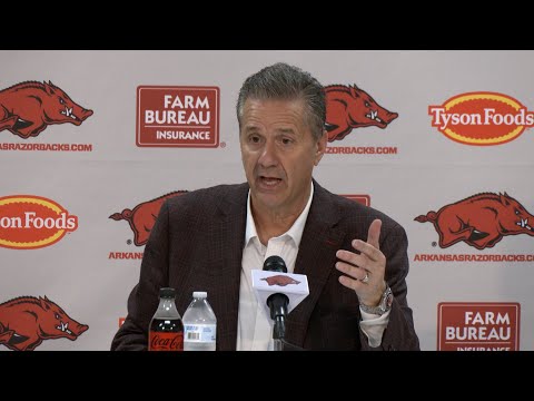 Arkansas head coach John Calipari recaps 76-60 win over Lipscomb