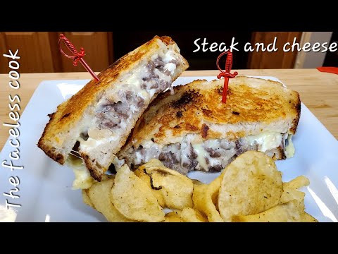 Steak and cheese sandwich!