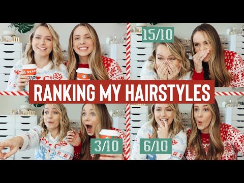 Rating my Christmas Morning Hairstyles - TEA - KayleyMelissa