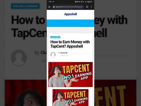 How to earn money from TapCent