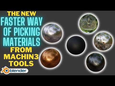 Pick Materials Faster in Blender