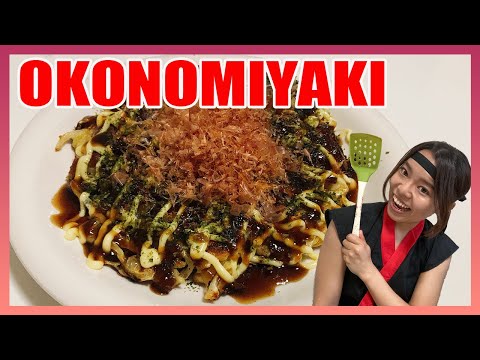 How to make Okonomiyaki in 15 minutes| Japanese Recipes with Ninja Girl