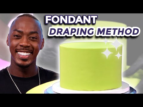 Easy Fondant Cake Covering: Draping Method