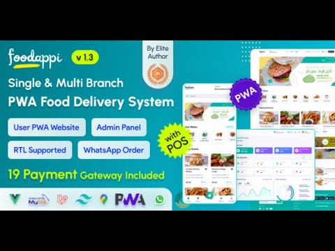 How to Install FoodAppi - PWA Food Delivery System and WhatsApp Menu Ordering | Restaurant POS